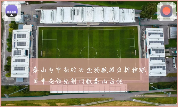 泰山与申花对决全场数据分析控球率申花领先射门数泰山占优